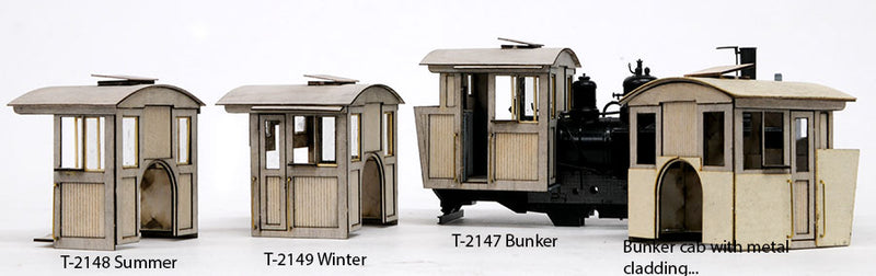Banta Modelworks T2149 2-6-2 Wood All Weather Cab, On30 Scale