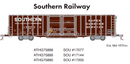 Athearn Genesis ATHG75889 HO 60' PS Auto Box, SOU