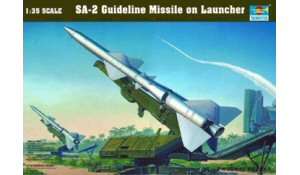 1:35 Trumpeter SAM-2 Guideline Missile with Launcher Cabin - 00206
