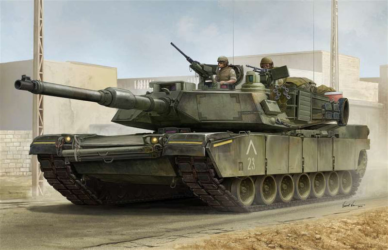 Trumpeter 1/16 US M1A1 Abrams AIM Main Battle Tank - 00926