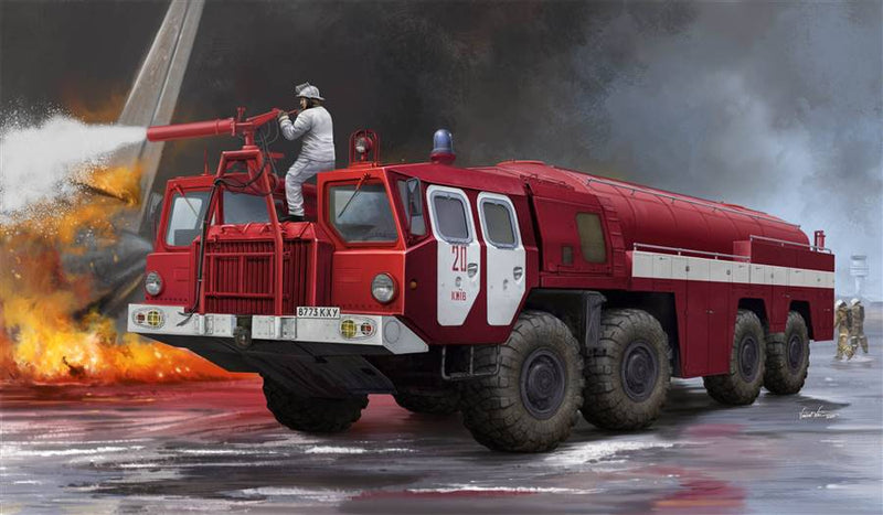 Trumpeter 1/35 Airport Fire Fighting Vehicle AA-60 (MAZ-7310) - 01074