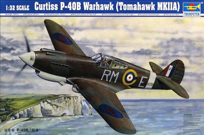 Trumpeter 1/32 Curtiss P-40B Tomahawk - 02228