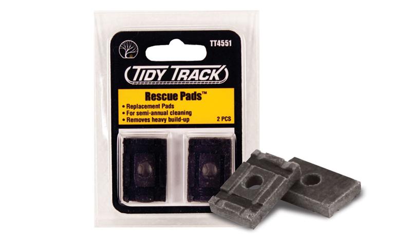 Woodland Scenics TT4551 Tidy Track Rescue Pads Replacement Pads For Rail Tracker, HO/N Scale