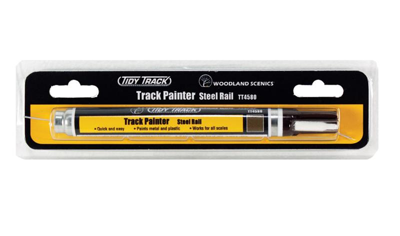 Woodland Scenics TT4580 Tidy Track Track Painter Pen - Steel Rail, All Scales