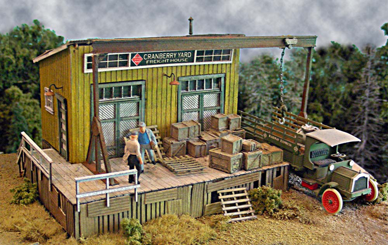 Bar Mills 482 The Cranberry Yard Freight House Kit, HO