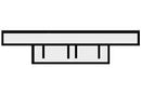 Plastruct 95721 VHF-12 / pack of 5, All Scales
