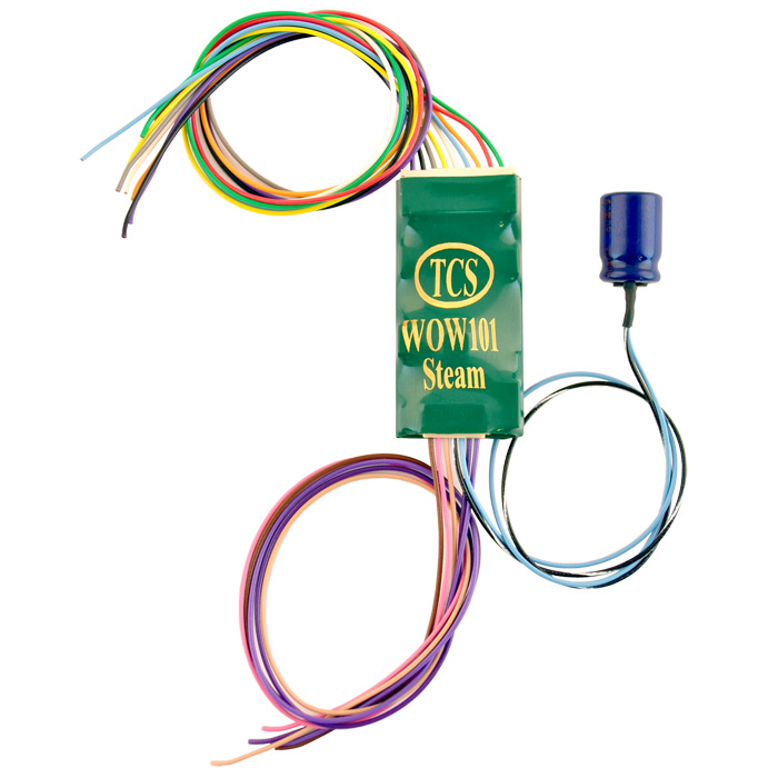 Train Control Systems 1516 WOW101-Steam 9 Pin JST Connector, HO