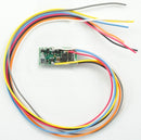 Train Control Systems TCS1379 Z2P-3.5" 2-Function DCC Decoder -- 3.5" 8.89cm Harness & NMRA 8-Pin Plug .245 x .525 x .11", Z Scale