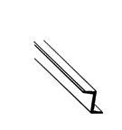 Plastruct 90595 1/4" Styrene Zee Bar, All Scales