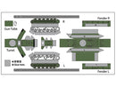 Tamiya 35372 RUSSIAN HEAVY TANK KV-1 1941 Early Production, 1:35 Scale