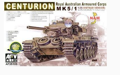 AFV Club AF35100 	Centurion Mk V/I RAAC Vietnam Tank 1:35