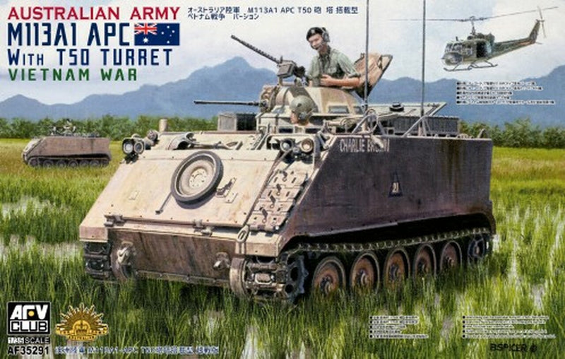 AFV Club AF35291 Australian Army M113A1 APC w/T50 Turret Vietnam War 1/35 AFV Club