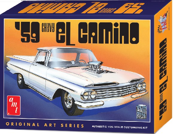 AMT Model Kits AMT1058 59 Chevy El Camino 1:25