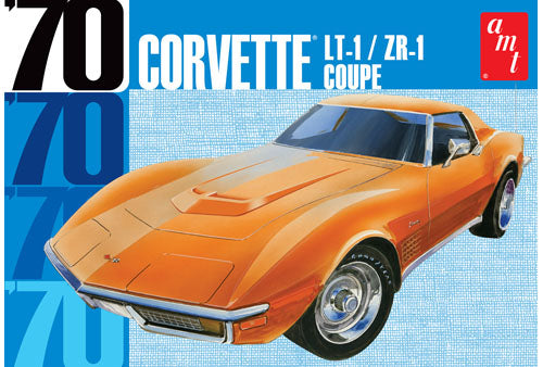 AMT Model Kits AMT1097 1970 Chevy Corvette Coupe 1:25