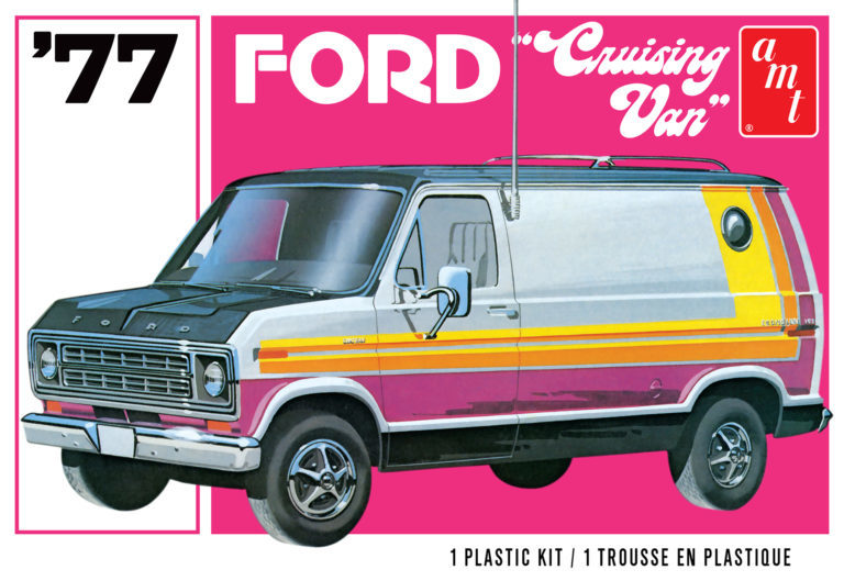 AMT Model Kits AMT1108 '77 Ford Cruising Van 2T 1:25