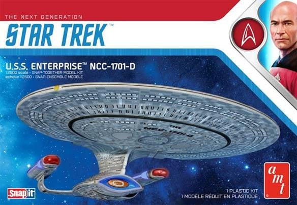 AMT Model Kits AMT1126 Star Trek USS Enteprise D 1:2500