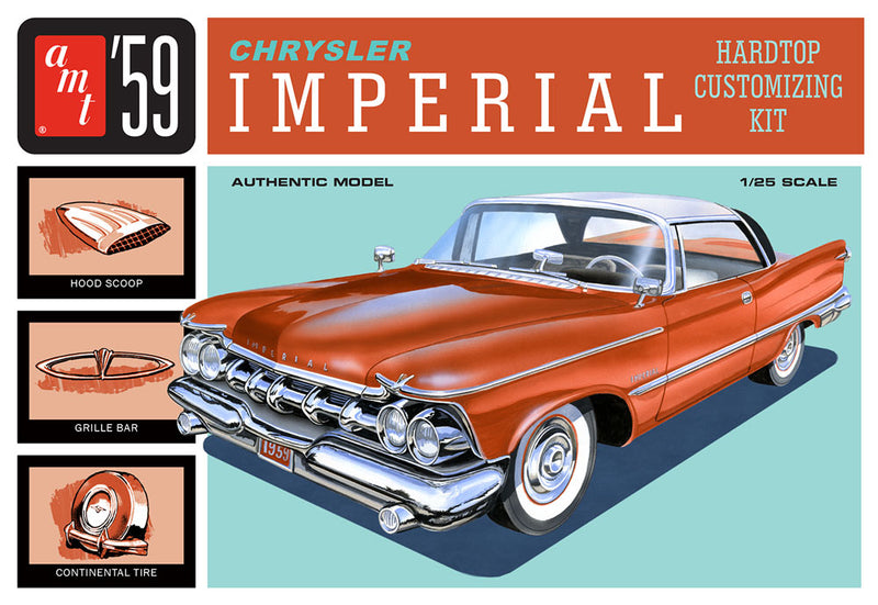 AMT Model Kits AMT1136 1959 Chrysler Imperial 1:25