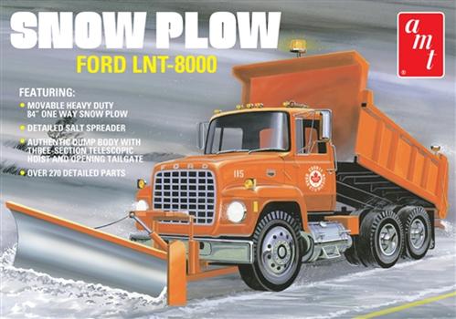 AMT Model Kits AMT1178 Ford LNT-8000 Snow Plow 1:25