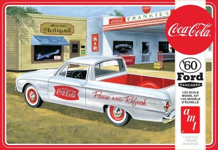 AMT Model Kits AMT1189 '60 Ford Ranchero W/Coke Chest 1:25