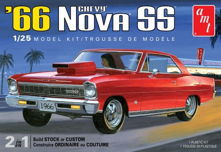 AMT Model Kits AMT1198 1966 Chevy Nova SS 2T 1:25