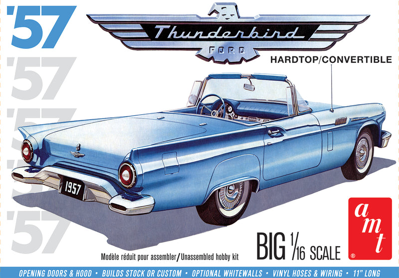 AMT Model Kits AMT1206 1957 Ford Thunderbird 1:16