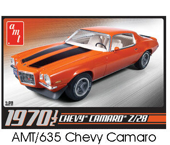 AMT Model Kits AMT635 '70-1/2 Camaro Z28 1:25