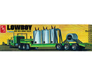AMT Model Kits AMT7591 880 Lowboy Trailer w/load 1:25