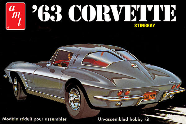 AMT Model Kits AMT861 '63 Corvette 1:25