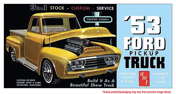 AMT Model Kits AMT882 '53 Ford Pickup 1:25