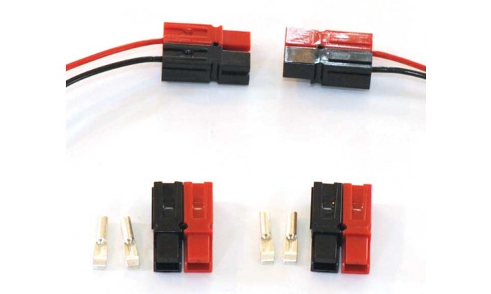 NCE NCE0291 AND-24 Anderson Power Pole Connector -- 12 Each Red & Black
