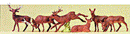 Animal Figures -- Stags & Does pkg(6), HO