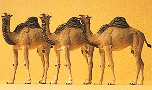 Animals -- Camels (Dromedary, 1 Hump) pkg(3), HO