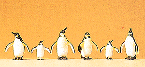 Animals -- Penguins pkg(6), HO