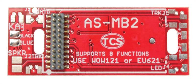 Train Control Systems TCS1624 AS-MB2-NC Replacement Lighting Motherboard with KA4 Keep Alive -- Fits Atlas and Kato Diesels, HO Scale