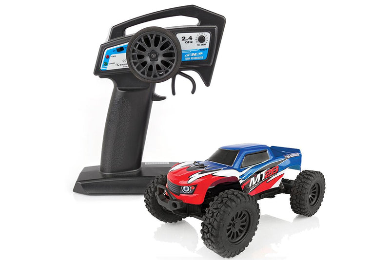Team Associated 20155 MT28 Monster Truck RTR, 1/28 Scale, 2WD, w/ Battery,