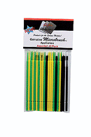 Profile Accessories Inc. 1400 Assorted Applicator Brushes - Microbrush(R) - 10 Each of Ultrabrush, Fine, Regular & Superfine