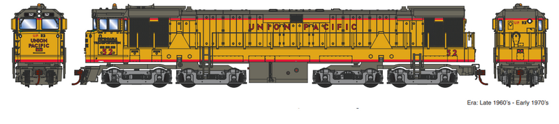 Athearn Genesis ATHG41177 HO U50 w/DCC & Sound, UP