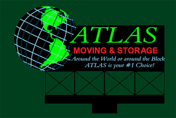 Miller Engineering Animation 2081 Atlas Moving & Storage Billboard, Large