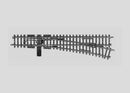 Marklin MRK22716 Right Turnout with Detachable Hand Lever - Turnout branch 14 26', HO Scale