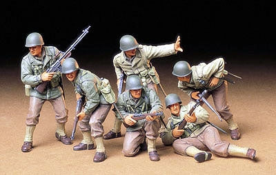 Tamiya 35192 U.S. ARMY ASSAULT INFANTRY SET, 1:36 Scale