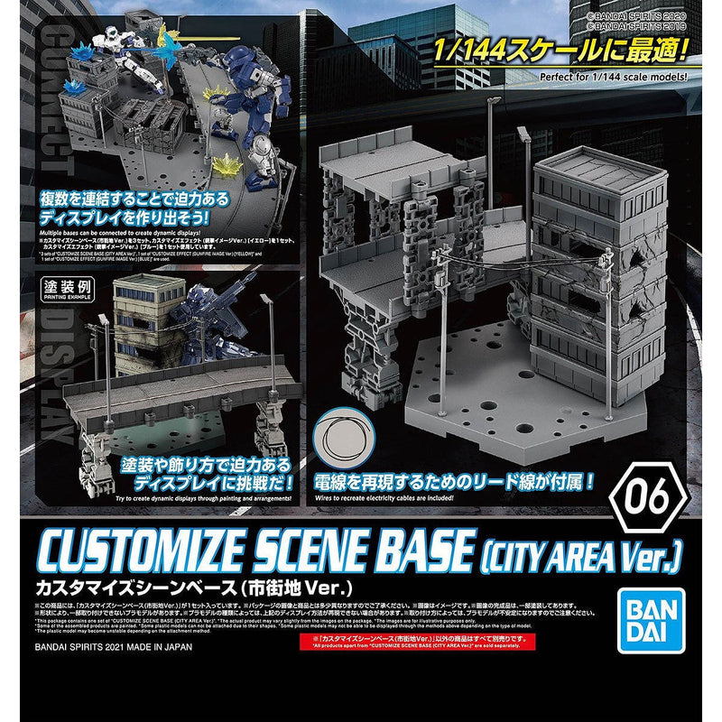 Bandai 2532168 06 Customize Scene Base (City Area)30mm