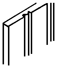 Northeastern Scale Lumber 385 Bead & Board Siding -- 1/4", I Scale