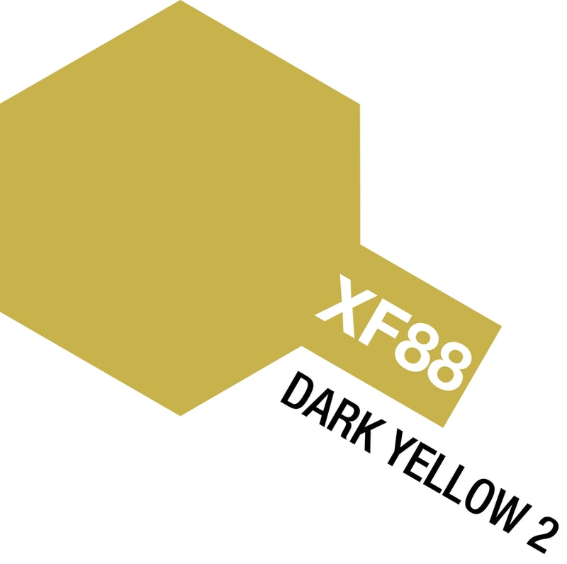 Tamiya 81788 ACRYLIC MINI XF-88 DK YELLOW 2 10Ml Bottle