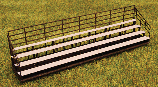 GCLaser 1243 Bleachers -- Kit - 4-1/2 x 13/16 x 1-1/8" 11.4 x 2.1 x 2.9cm, HO Scale