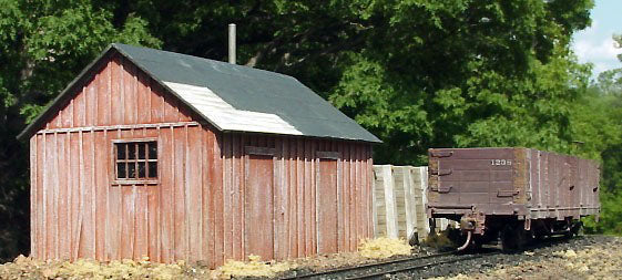 Banta Modelworks 2110 Ridgeway Sandhouse, HO Scale