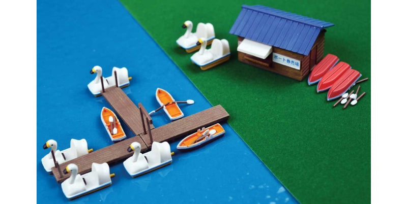 TomyTec Co LTD 266426 Boat Slip Set -- Kit, N Scale