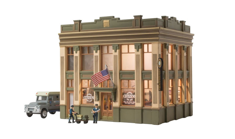 Woodland Scenics BR5033 Citizens Savings and Loan, HO Scale