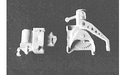 Detail Associates 6238 Brake Gear Sets -- Hand Brake & Valve pkg(2), HO Scale