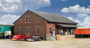 Walthers Cornerstone 933-2954 Brick Freight House -- Kit - 9-3/4 x 9-3/8 x 4-3/8" 24.8 x 23.8 x 11.1cm, HO Scale