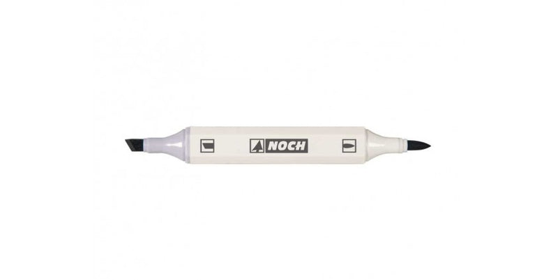 Noch Gmbh & Co 61158 Brush and Soft-Tip Weathering Marker Set -- 6 Colors for Models, All Scales